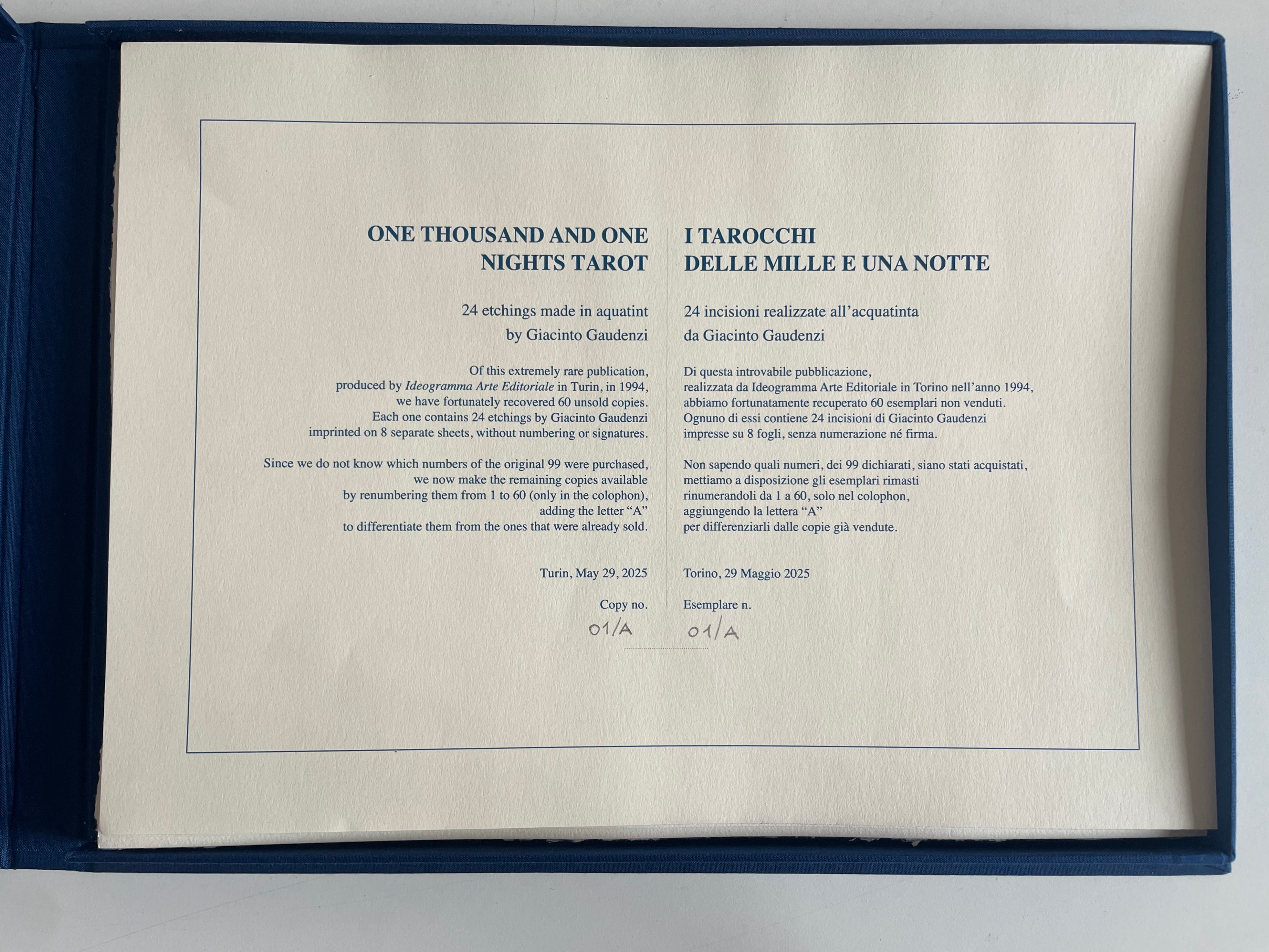 I Tarocchi Delle Mille e Una Notte - Edizione Pregiata