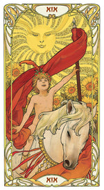 Carica l&#39;immagine nel visualizzatore di Gallery, Golden Art Nouveau Tarot
