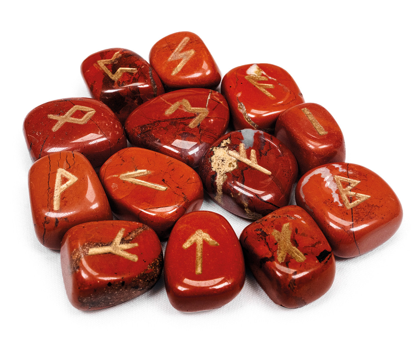 Rune in Diaspro Rosso
