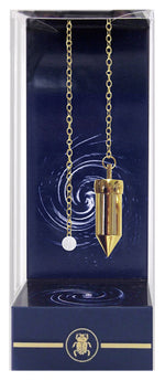 Load image into Gallery viewer, Premium Equilibrium Gold Pendulum, with chamber.
