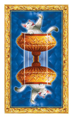 Load image into Gallery viewer, Mini White Cats Tarot
