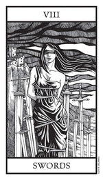Carica l&#39;immagine nel visualizzatore di Gallery, Bianco Nero Tarot
