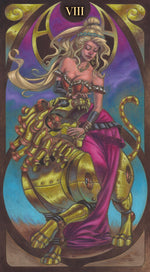 Upload the image to the Gallery viewer,Steampunk Art Nouveau Tarot
