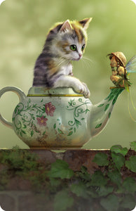 Cat in Teapot - Magnet