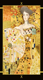 Load image into Gallery viewer, Mini Golden Klimt Tarot
